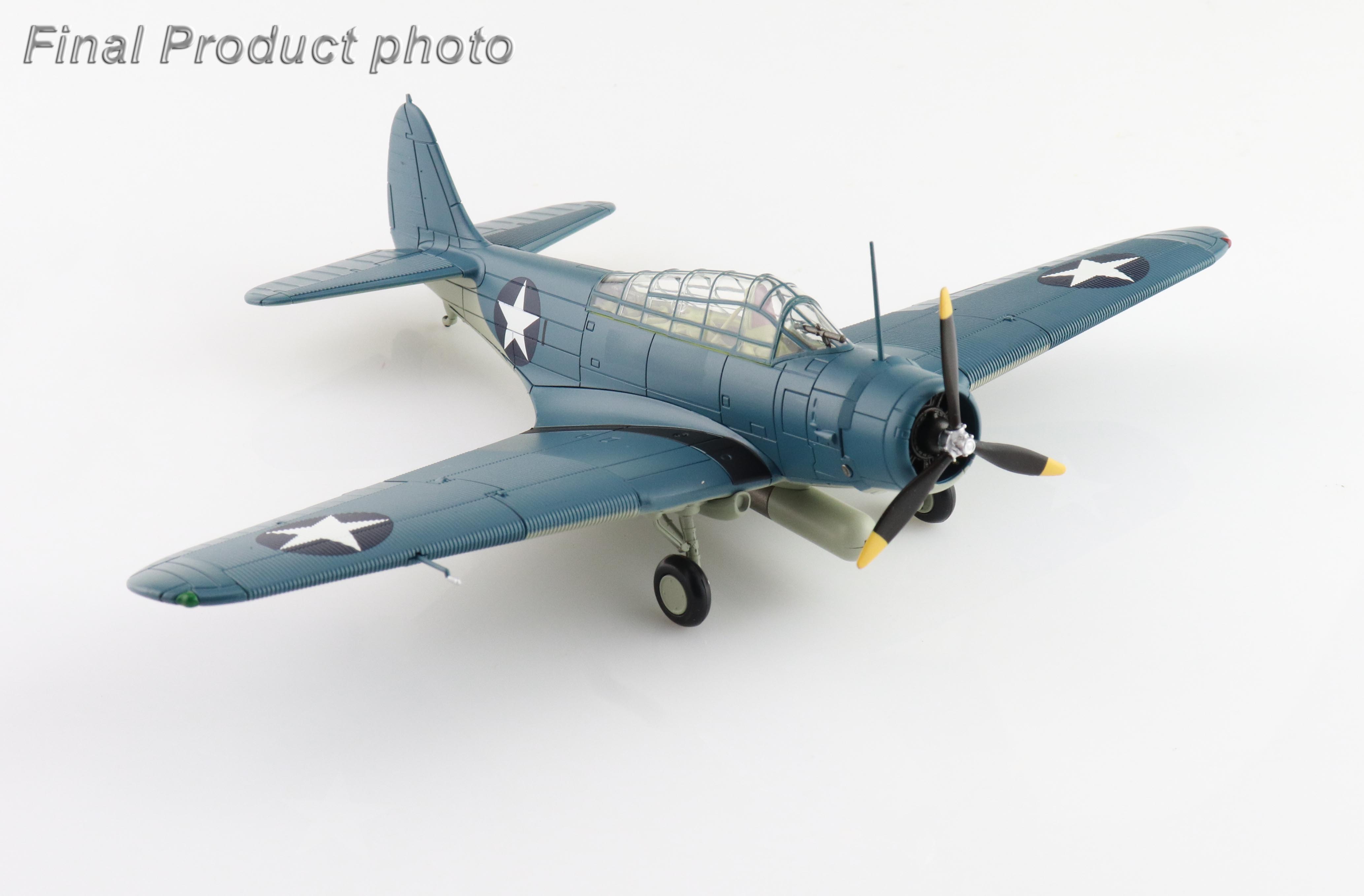 TBD-1 Devastator "Battle of Midway" black 1, Lt Cdr EE Lindsey, VT-6 ...